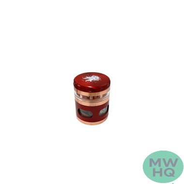 Shredder Large Grinder With Clear Layer & Ashtray - Style 42 - 63mm - 4 Part