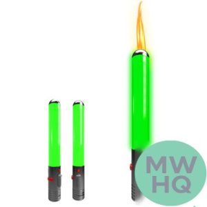 Smyle Fyre Saber Torch With Glowing Lights - Display of 5