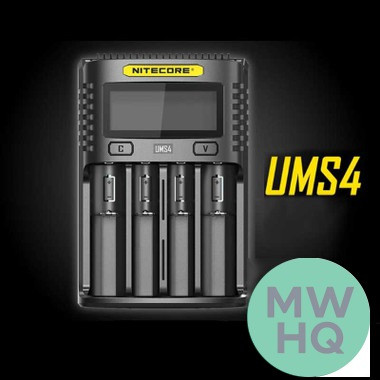 Nitecore UMS4 Quad Slot 3A Smart Charger