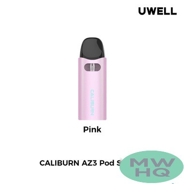 Uwell Caliburn AZ3 750mAh Pod System Starter Kit With 2 x 2ML Caliburn A3 Refillable Pod