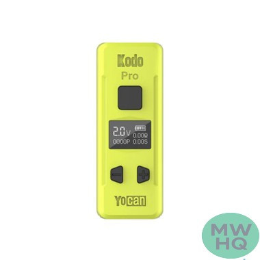 Yocan Kodo Pro 400mAh Cartridge Vaporizer Box Mod - Display of 20