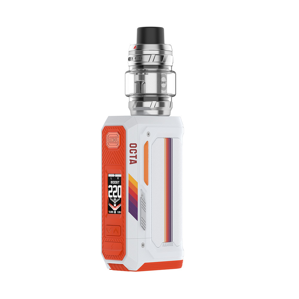 Vaporesso Armour Octa 220W Dual 18650 Starter Kit With 6ML iTank T (MSRP $80.00)