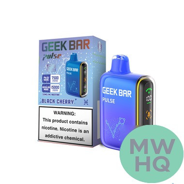 Geek Bar Pulse 16ML 15K Puffs Disposable Device With Battery & E-Liquid Full Screen - Display of 5