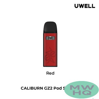 Uwell Caliburn GZ2 850mAh Pod System Starter Kit With Refillable 2ML Caliburn G2 Empty Cartridge Pod