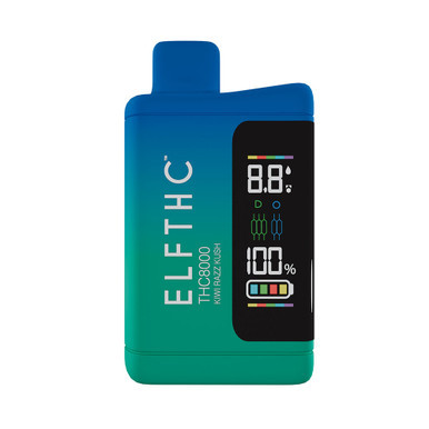 ELFTHC QUANTUM Delta 8 + THCA + THCP Rechargeable Disposable With Digital Screen 8G - Display of 5