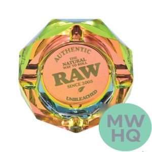RAW Phat Prism Glass Ashtray (MSRP $30.00)