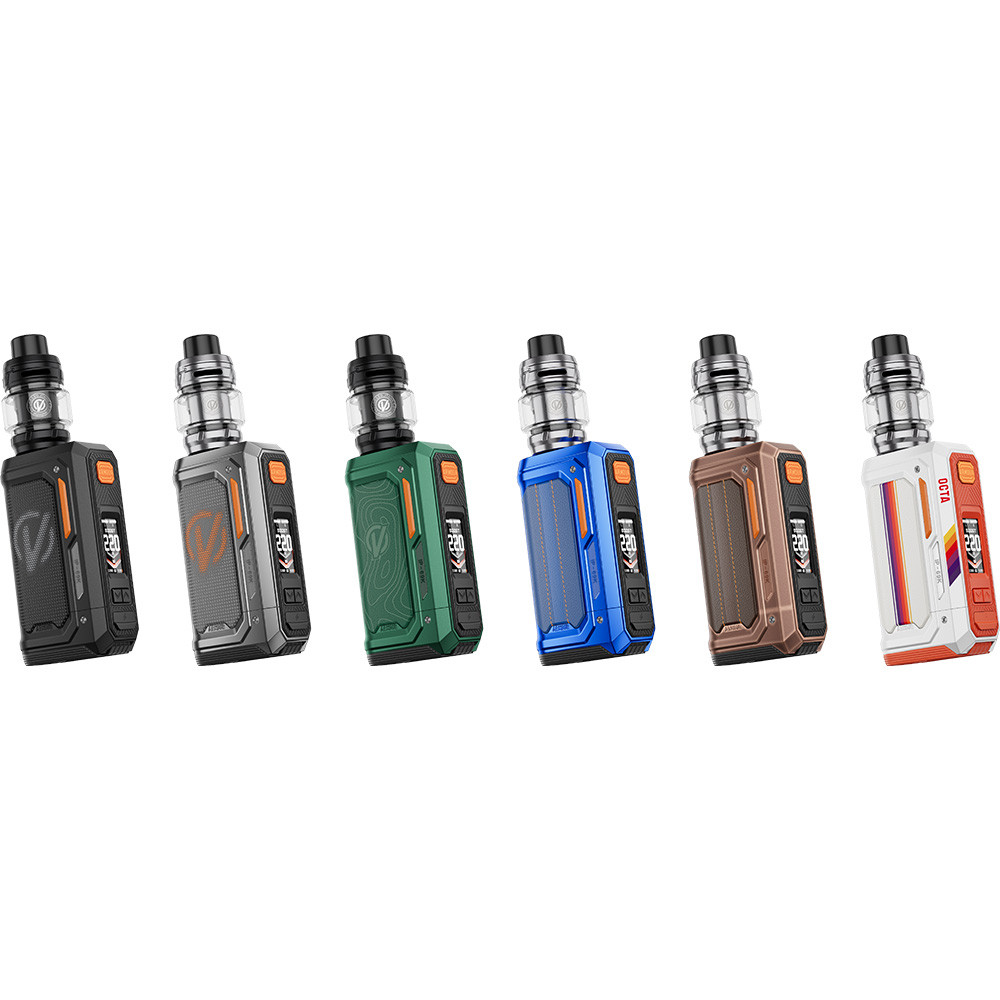 Vaporesso Armour Octa 220W Dual 18650 Starter Kit With 6ML iTank T (MSRP $80.00)