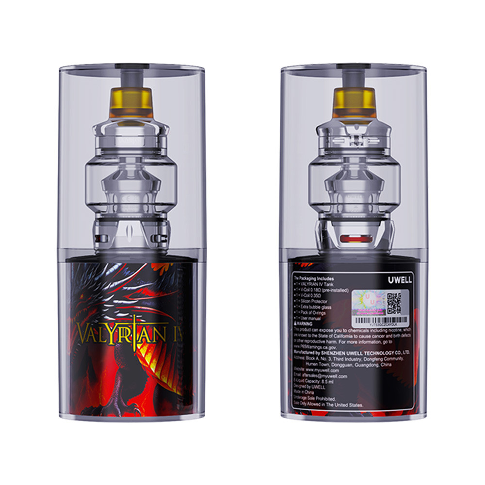 Uwell VALYRIAN IV 8.5ML Refillable Replacement Tank (MSRP $49.99)