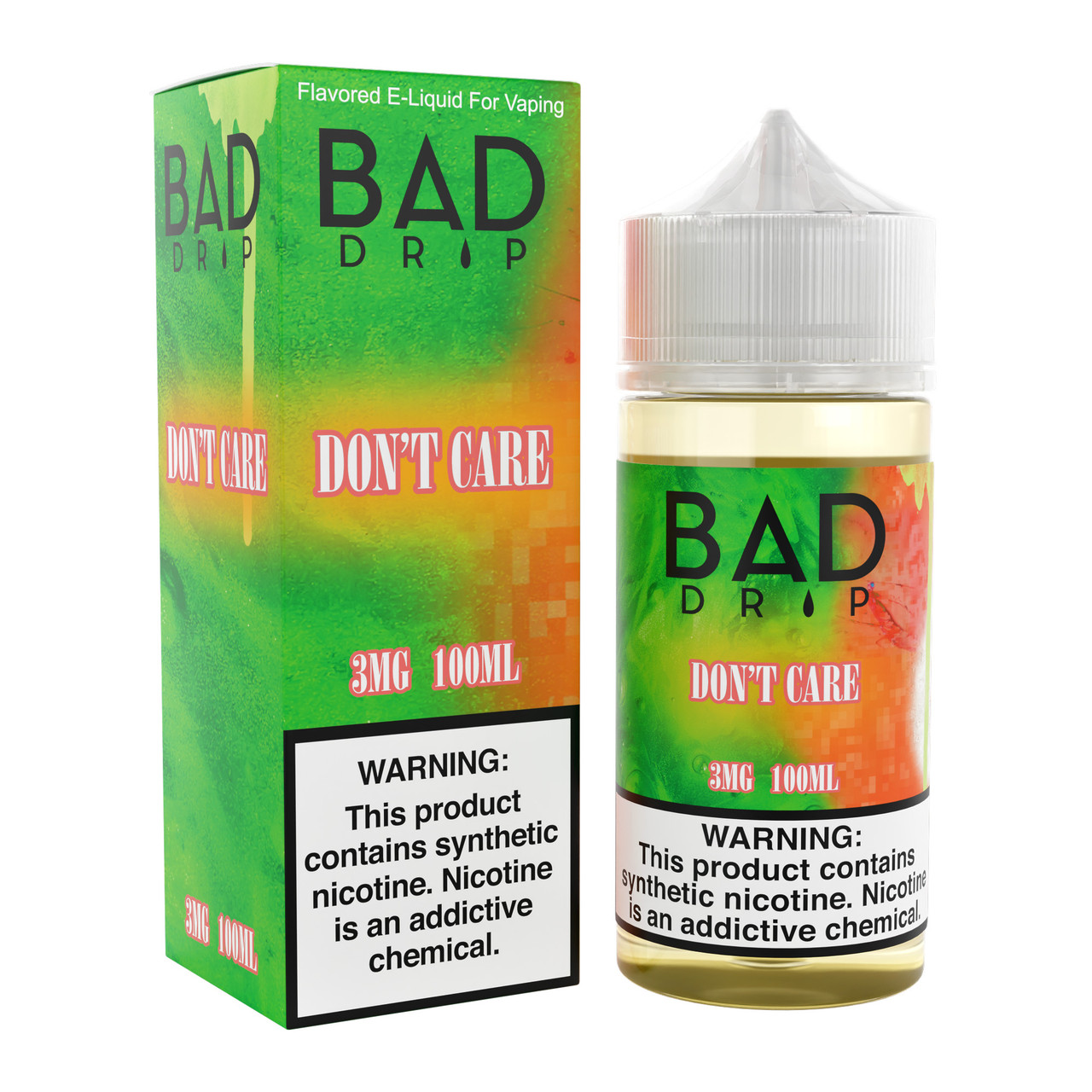 Bad Drip Synthetic Nicotine E-Liquid 100ML (MSRP $24.99)