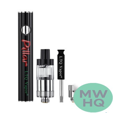LTQ Vapor Pillar Tin Pack Kit 380mAh VV 510 Concentrate Vaporizer Battery