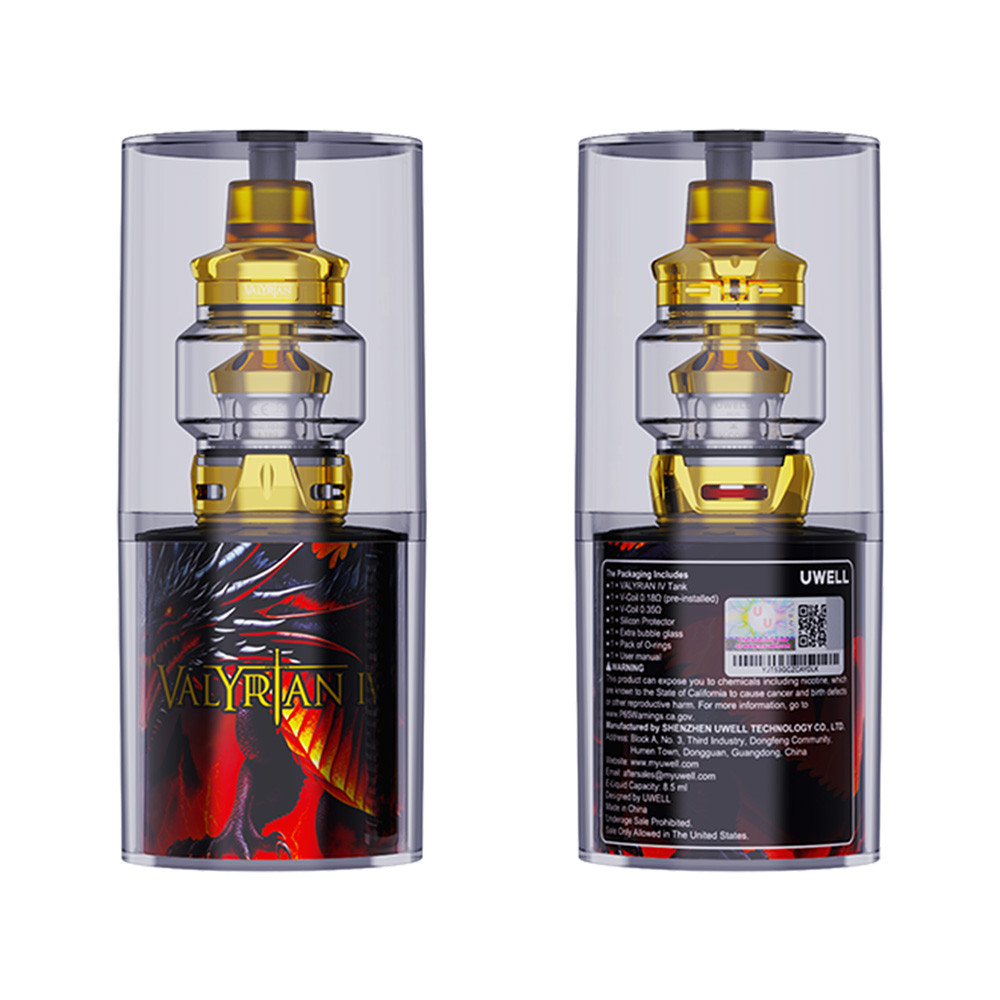 Uwell VALYRIAN IV 8.5ML Refillable Replacement Tank (MSRP $49.99)