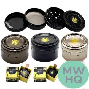Shredder 4 Piece Large Grinder - Style 29 - 63mm - 4 Part - Assorted Colors