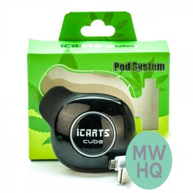 iCarts Cube 550mAh Pre-Heat VV Vaporizer Starter Kit With 1ML Cartridge