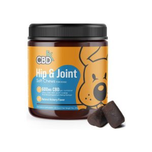 CBDfx Broad Spectrum Hemp CBD Pet Treat Soft Chews 600MG - 30ct Jar