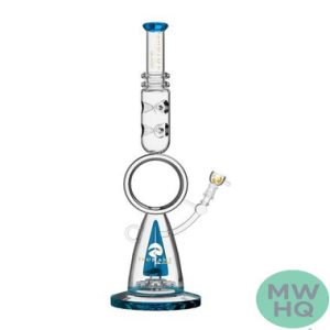Tsunami Glass Water Pipe Sprinkler Donut - 17.5 Inches - 1095 Grams