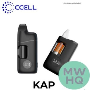 CCELL Kap 500mAh Discreet 510 VV Cartridge Vape Battery With Smart Screen (MSRP $9.99)