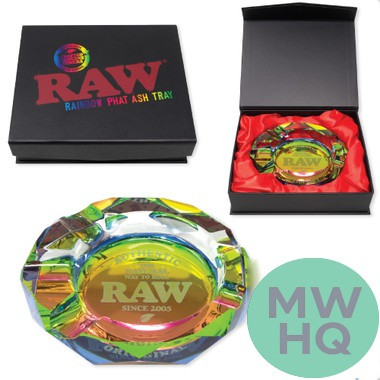 RAW Phat Prism Glass Ashtray (MSRP $30.00)