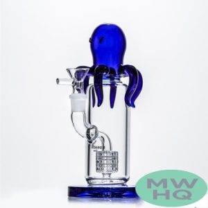 Dragon Platinum Water Pipe Octopus With Matrix Perc - 420 Grams - 8 Inches - Assorted Colors [WPE-045]