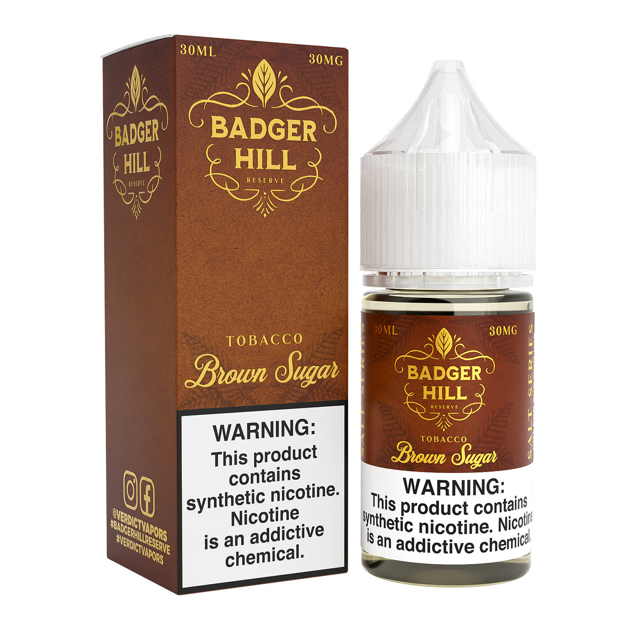 Badger Hill Reserve Synthetic Nicotine Salt E-Liquid 30ML