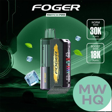 Foger Switch Pro Kit 30K Puffs 19ML Disposable Device & Power Bank - Display of 5