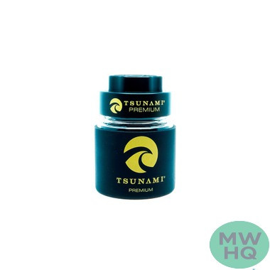 Tsunami Premium Metal Grinder Air Tight Glass Jar With Locking Lid