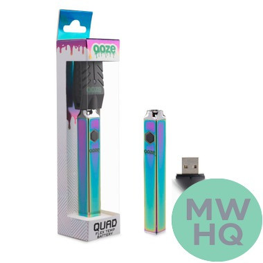 Ooze Quad Flex Temp 500mAh Device Battery With USB Charger