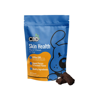 CBDfx Broad Spectrum Hemp CBD Pet Treat Hard Chews 600MG - 30ct Pouch