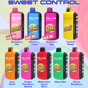 Pillow Talk Sweet Control SC40000 Puffs 20ML Disposable Device With Ice & Sweet Control - Display of 5 - TEXAS COMPLIANT