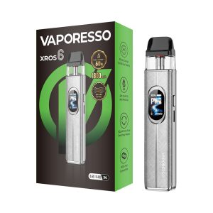 Vaporesso XROS 6 1800mAh Pod System Starter Kit With 2 x 3ML XROS Series Mesh Pod (MSRP $35.00)