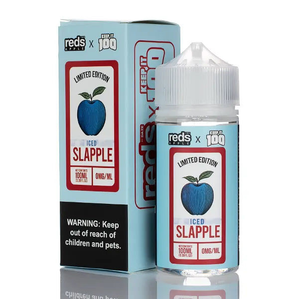 Reds Apple x Keep It 100 Limited Edition Nicotine E-Liquid By 7 Daze 100ML