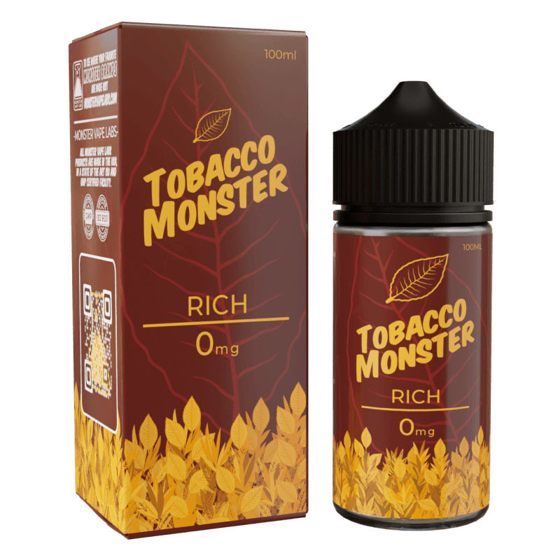 Tobacco Monster Synthetic Nicotine E-Liquid By Monster Vape Labs 100ML