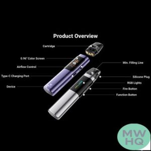 URBAN TALE x LOST MARY Xplore Pro 1200mAh Pod System Starter Kit With 2 x 2ML Refillable Xplore Top Fill Pod