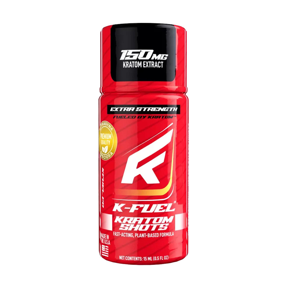 K-Fuel Kratom Extract Shot 15ML 150MG - Display of 12 (MSRP $19.99 Each)