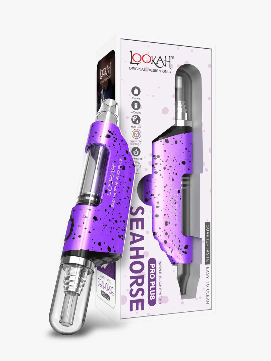 Lookah Seahorse Pro Plus Spatter Edition 650mAh Variable Voltage Dab Pen Vaporizer