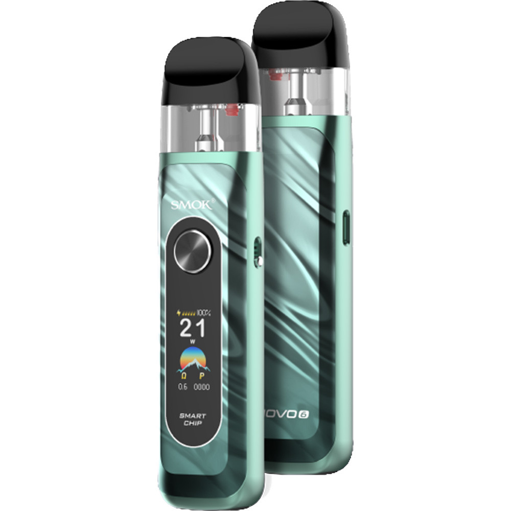 SMOK Novo 6 1700mAh Pod System Starter Kit With 2 x 3ML Novo 5 Refillable Pod (MSRP $32.00)