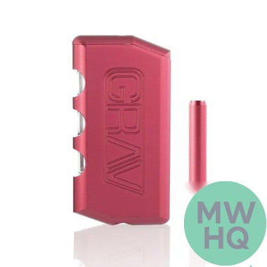 GRAV Dugout Set Storage + Chillum Pipe + Grinder With Travel Bag