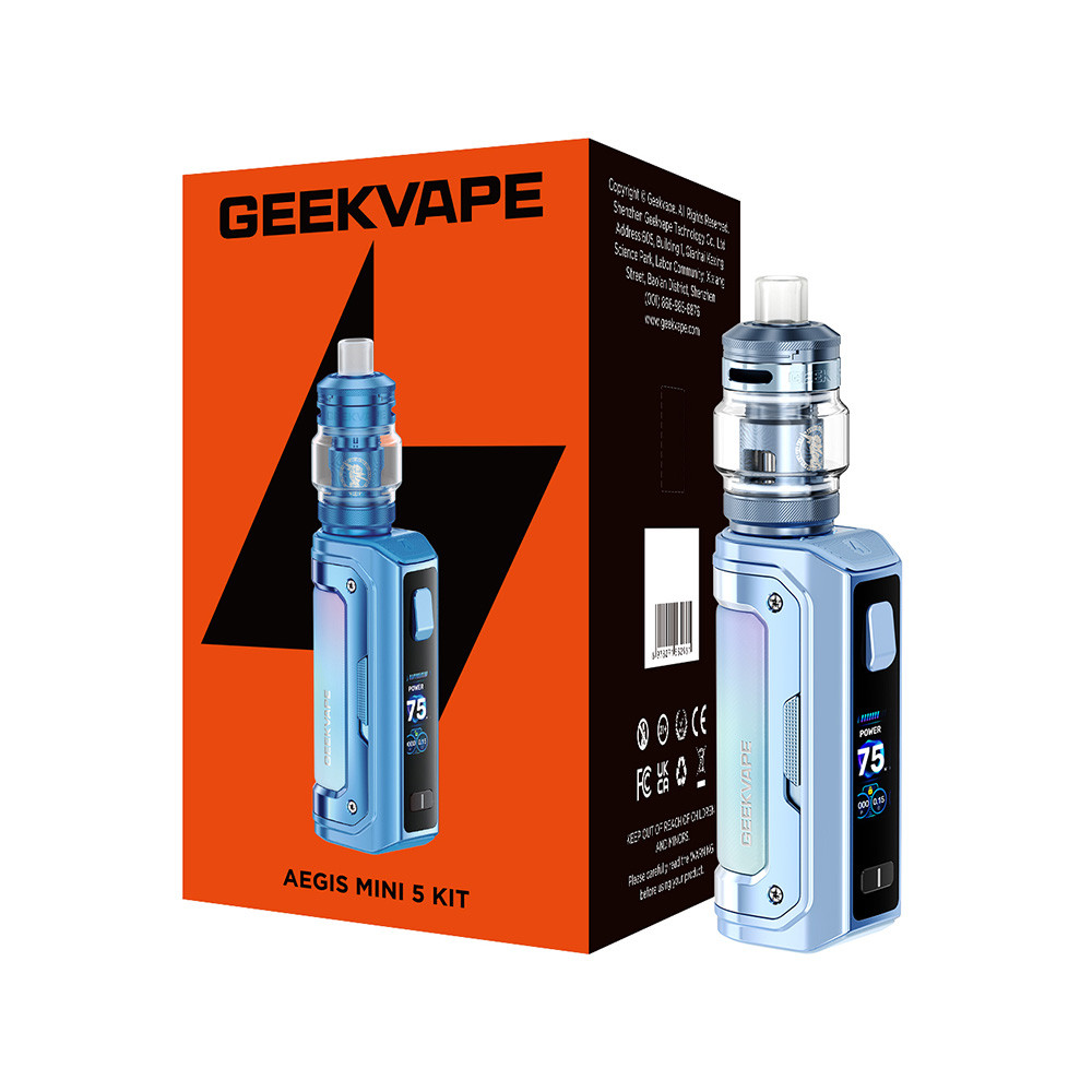GeekVape Aegis Mini 5 100W 3200mAh Starter Kit With 5ML Z Nano 3 Tank (MSRP $72.90)