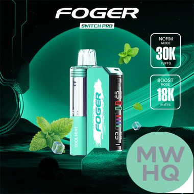 Foger Switch Pro Kit 30K Puffs 19ML Disposable Device & Power Bank - Display of 5