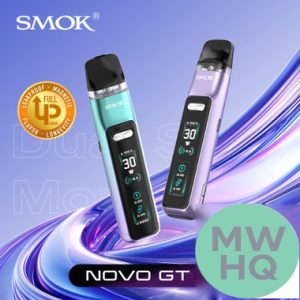 SMOK Novo GT 1300mAh Pod System Starter Kit With 2 x 2ML Refillable Novo Pod M