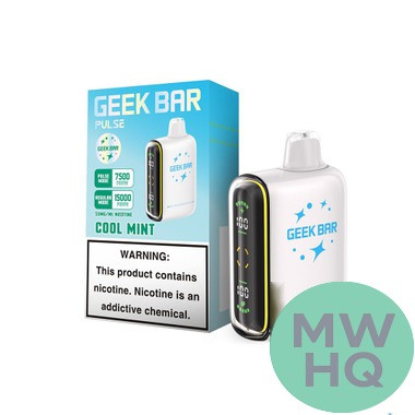 Geek Bar Pulse 16ML 15K Puffs Disposable Device With Battery & E-Liquid Full Screen - Display of 5