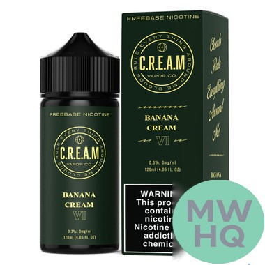 C.R.E.A.M Vapor Co. Nicotine E-Liquid 120ML