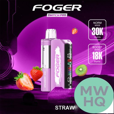 Foger Switch Pro Kit 30K Puffs 19ML Disposable Device & Power Bank - Display of 5