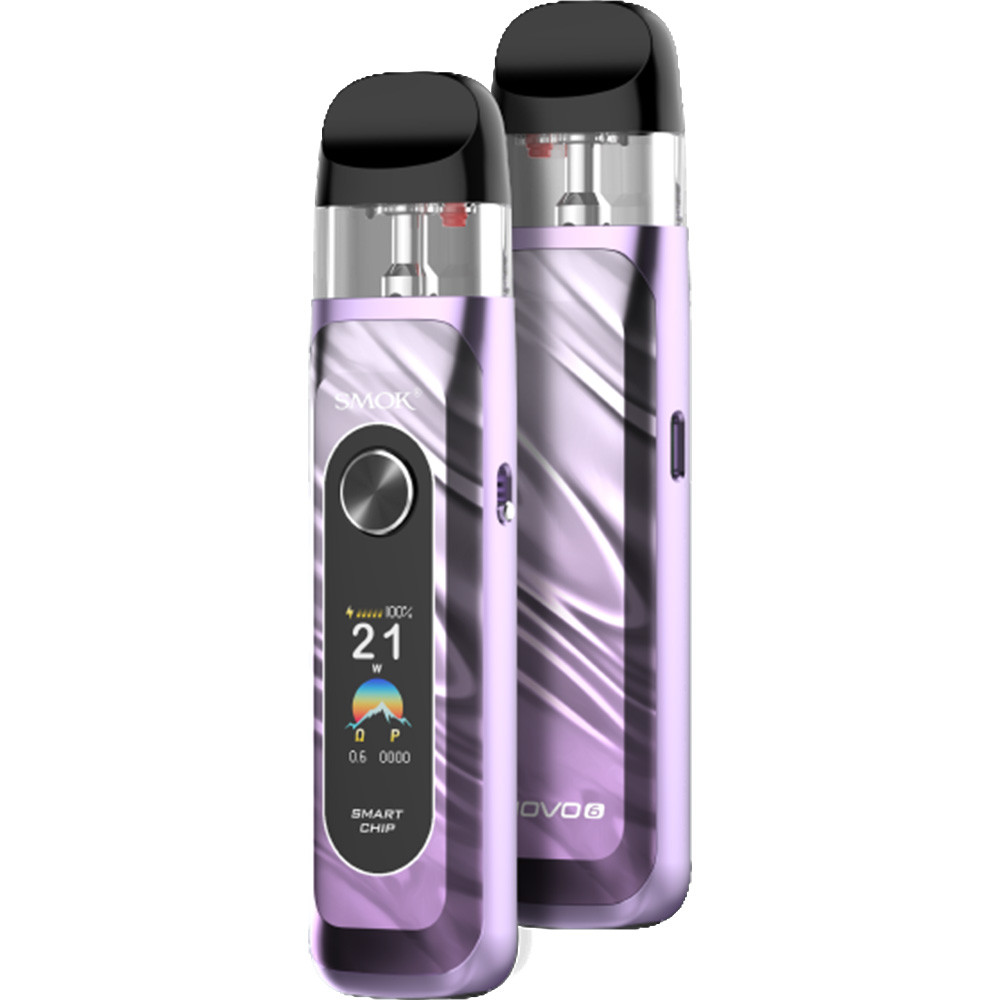SMOK Novo 6 1700mAh Pod System Starter Kit With 2 x 3ML Novo 5 Refillable Pod (MSRP $32.00)