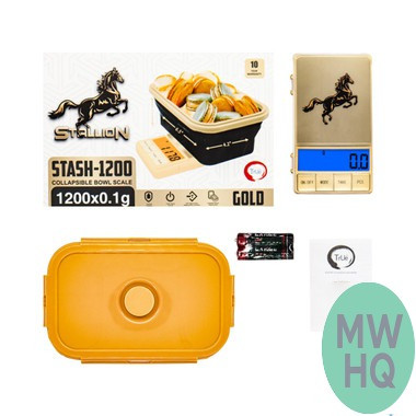 Stallion STASH-1200 Collapsible Bowl Scale 1200g x 0.1g