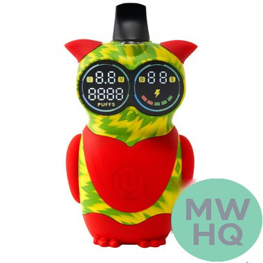 Ooze Hoot Character 650mAh Dual 510 Cartridge Device Battery With Digital Screen