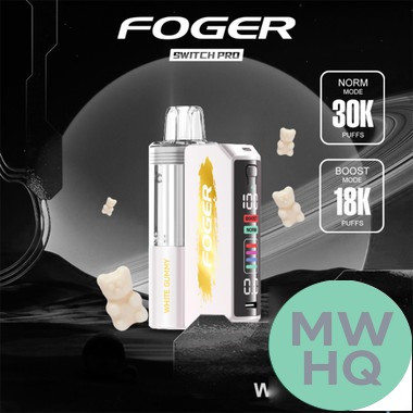 Foger Switch Pro Kit 30K Puffs 19ML Disposable Device & Power Bank - Display of 5