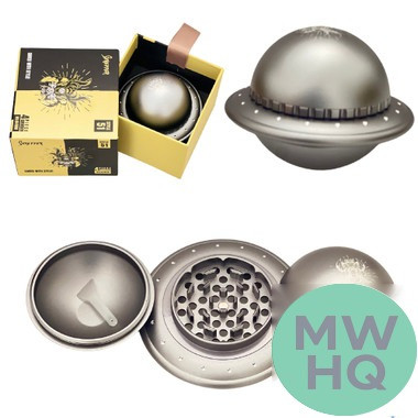 Shredder Double Extra Large Grinder UFO Shape - Style 51 - 85mm - 4 Part