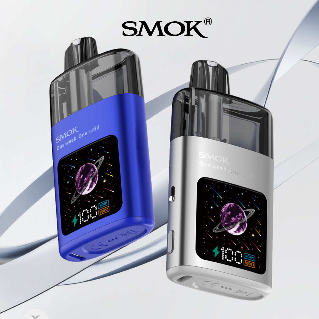 SMOK TFOS 1700mAh Pod System Starter Kit With 10ML Refillable Pod (MSRP $18.00)