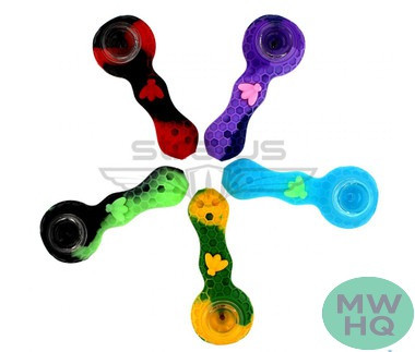 Stratus Silicone Bee Spoon Hand Pipe - 60 Grams - 4.25 Inches