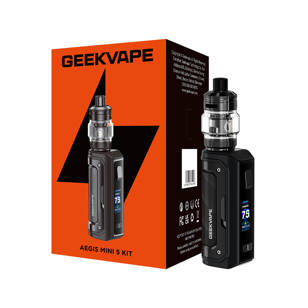 GeekVape Aegis Mini 5 100W 3200mAh Starter Kit With 5ML Z Nano 3 Tank (MSRP $72.90)